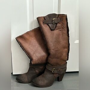 Bronx Chocolate Suede Footwear y.